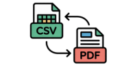 csv to pdf